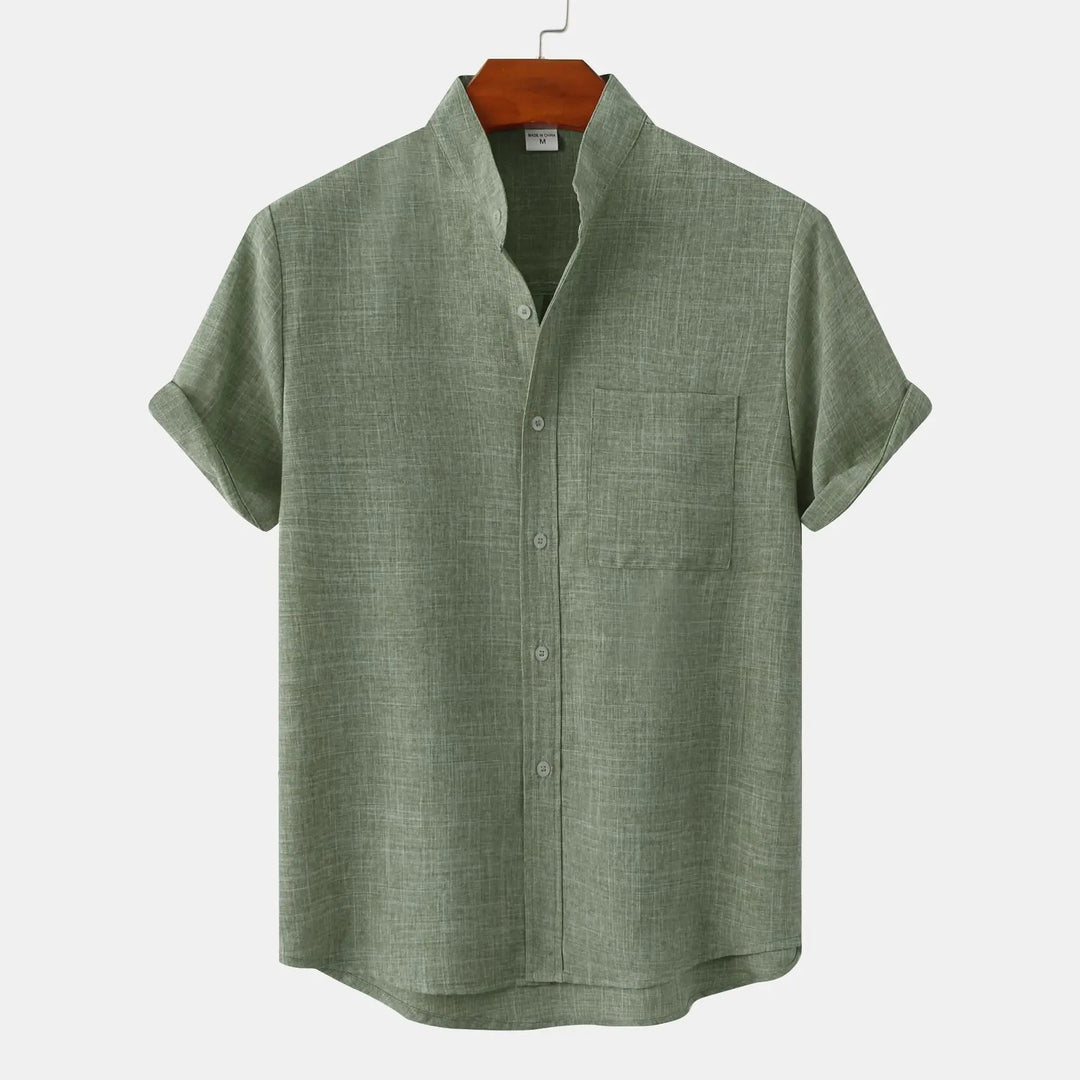 Gerardo - Short Sleeve Linen Shirt