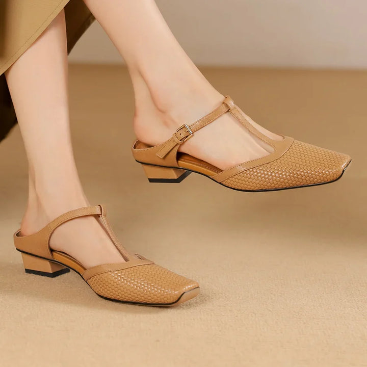 Birte - Leather Mules