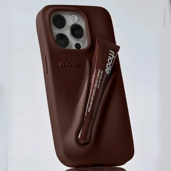 LuxeLoop - iPhone Silicone Case with Lipstick Holder