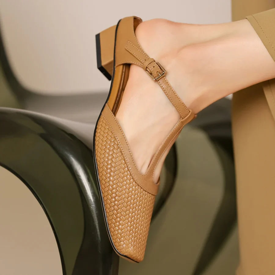 Birte - Leather Mules