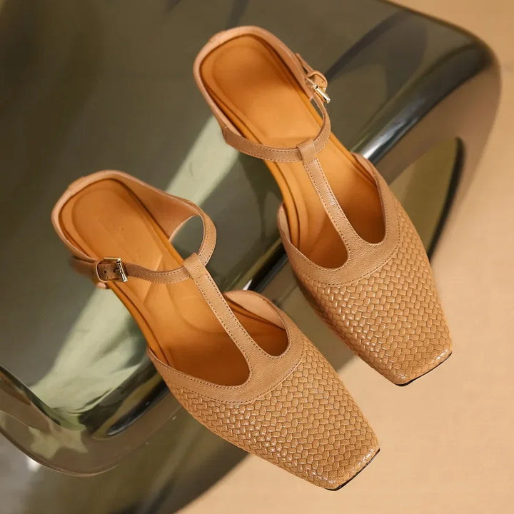 Birte - Leather Mules