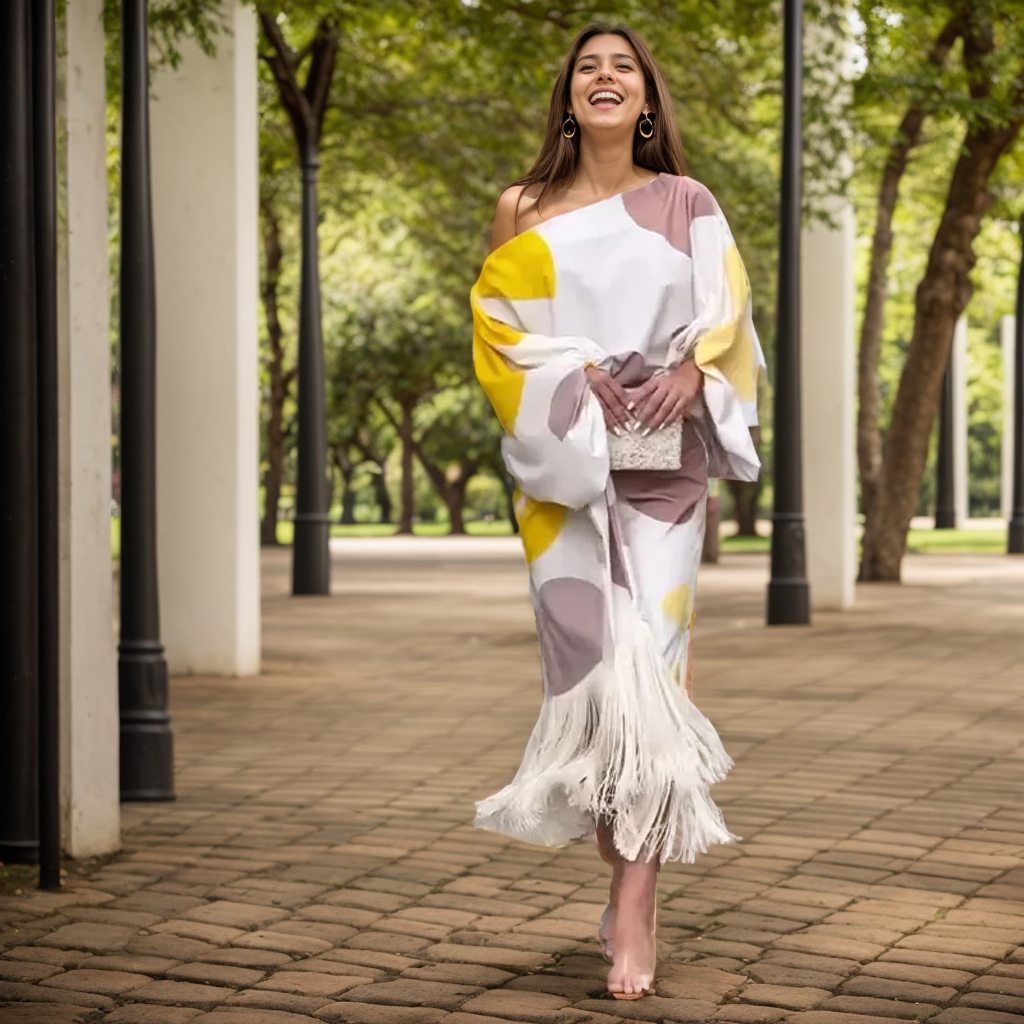 Glynis - Printed Two-Piece Set