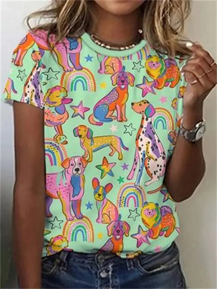 Elsy - Elegant Shirt With Animal Print