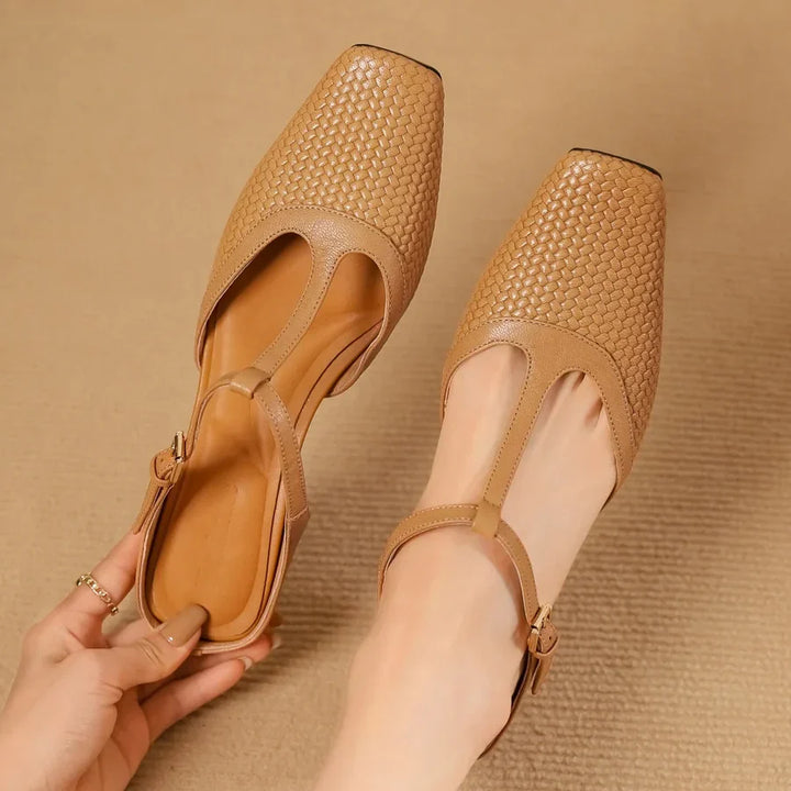 Birte - Leather Mules