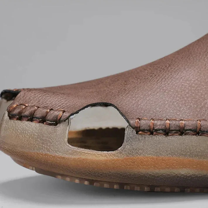 Hyman - Bayford Leather Slides