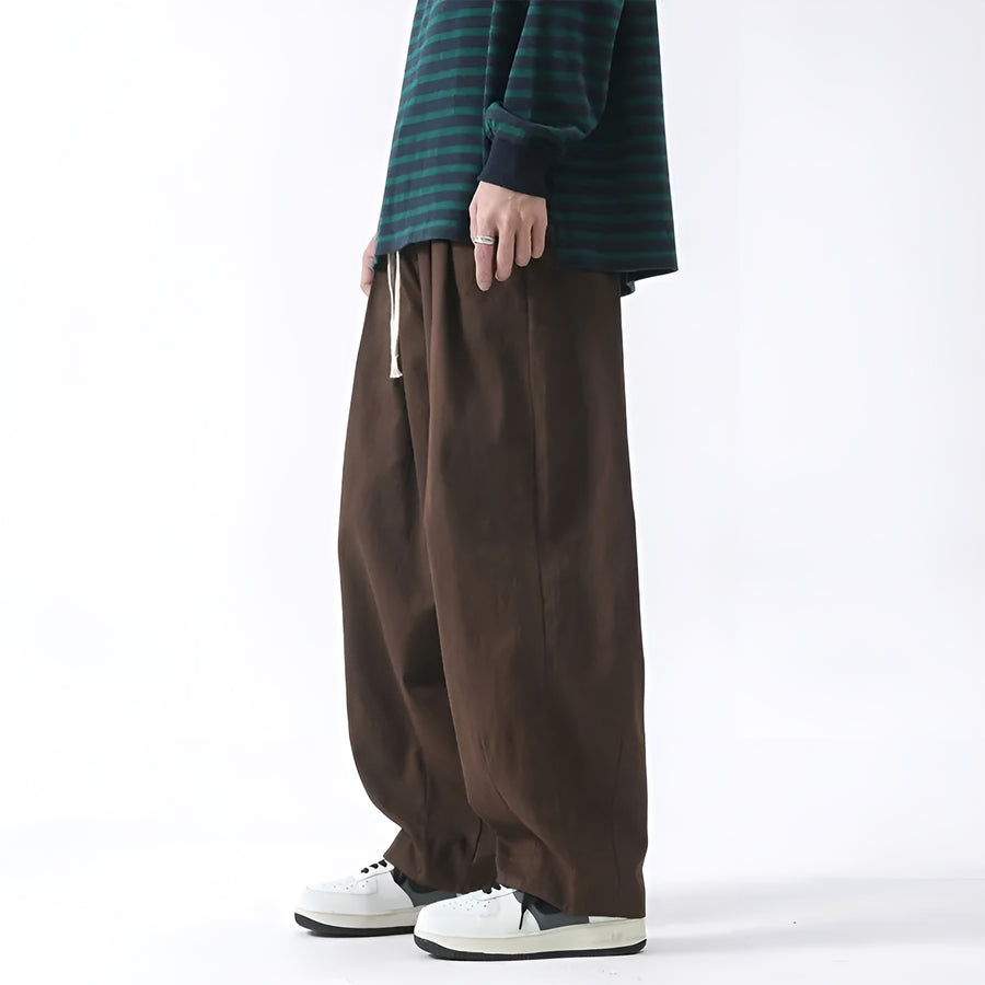 Paolino - Stylish Loose Fit Pants