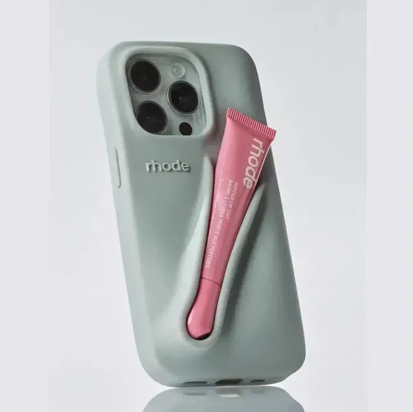 LuxeLoop - iPhone Silicone Case with Lipstick Holder