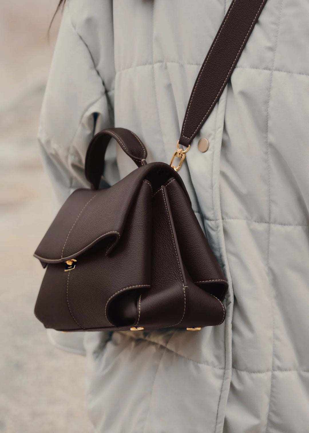 Vinea - Large Capacity Leather Shoulder Bag