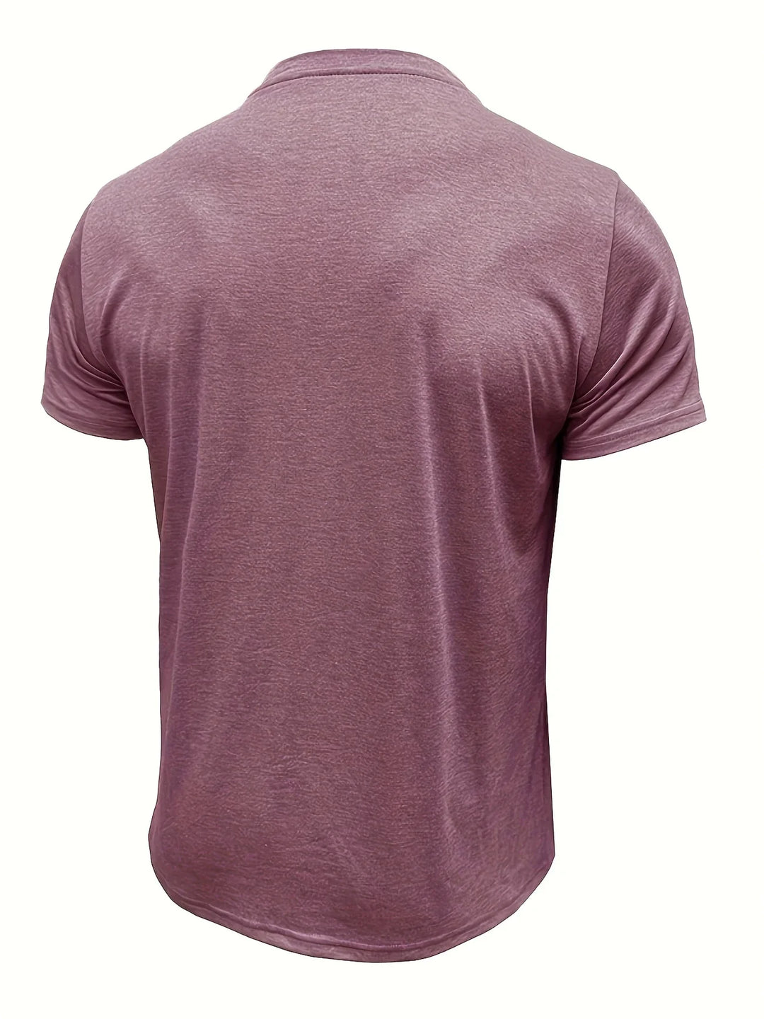 Saxon - Elegant Round Neck T Shirt With Pocket