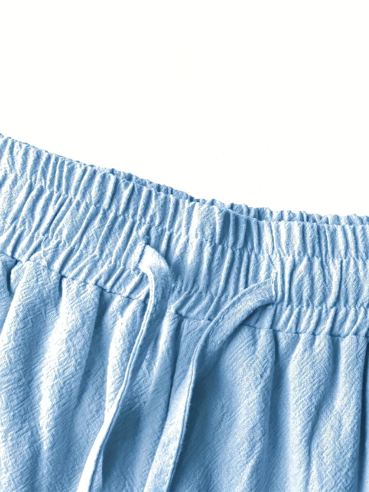 Callan - Casual Linen Shorts With Pocket