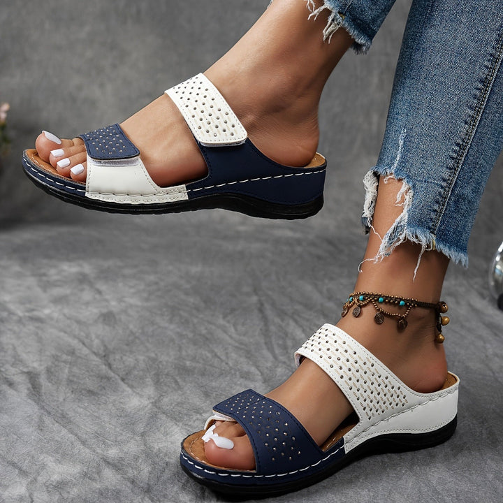 Ortholuxe™ – Breathable Orthopadic Slip-On Sandals for Women