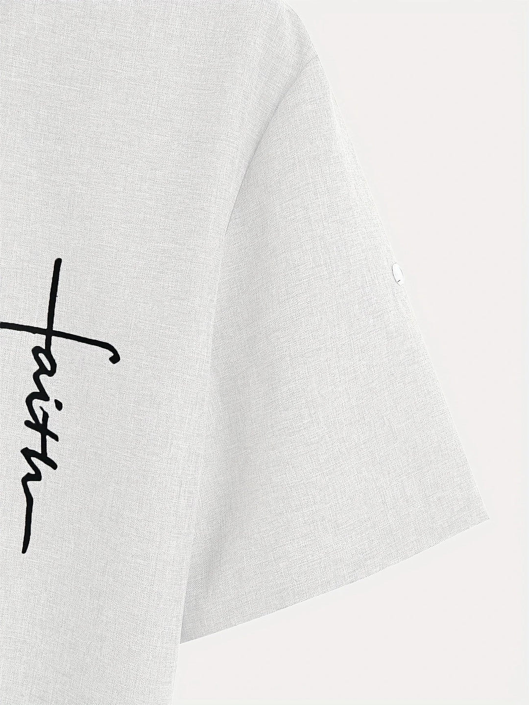 Elliott - Elegant Short Sleeve Shirt With Stand Collar