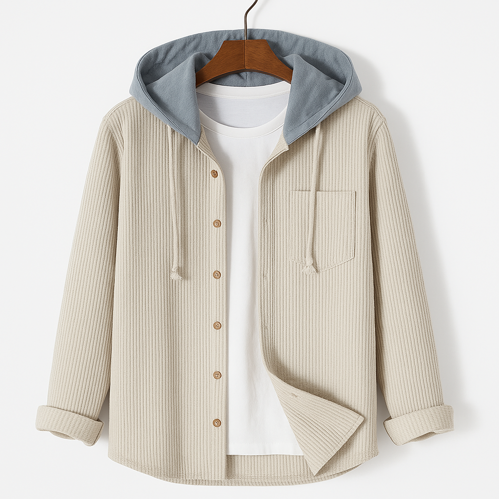 Darcy - Casual Corduroy Hoodie