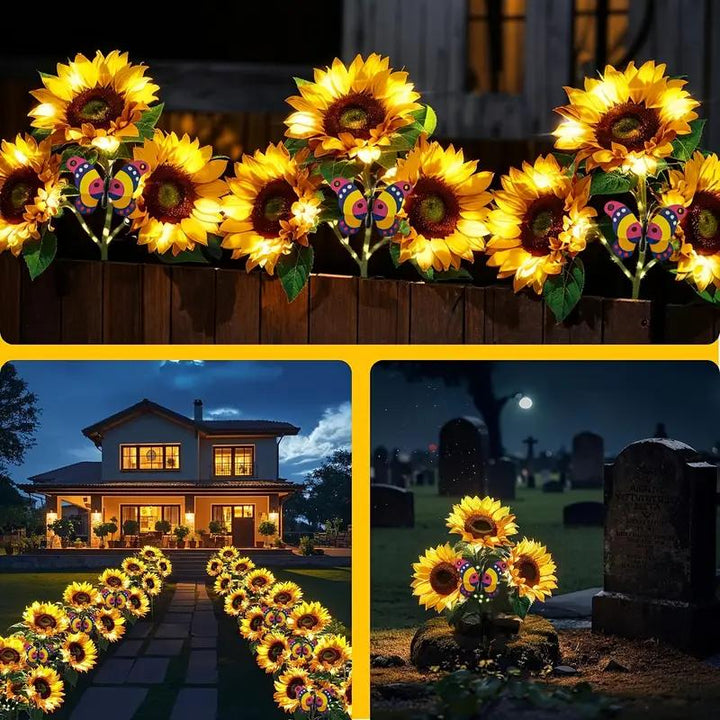 FloralGlow - Solar LED Sunflower Garden Lights