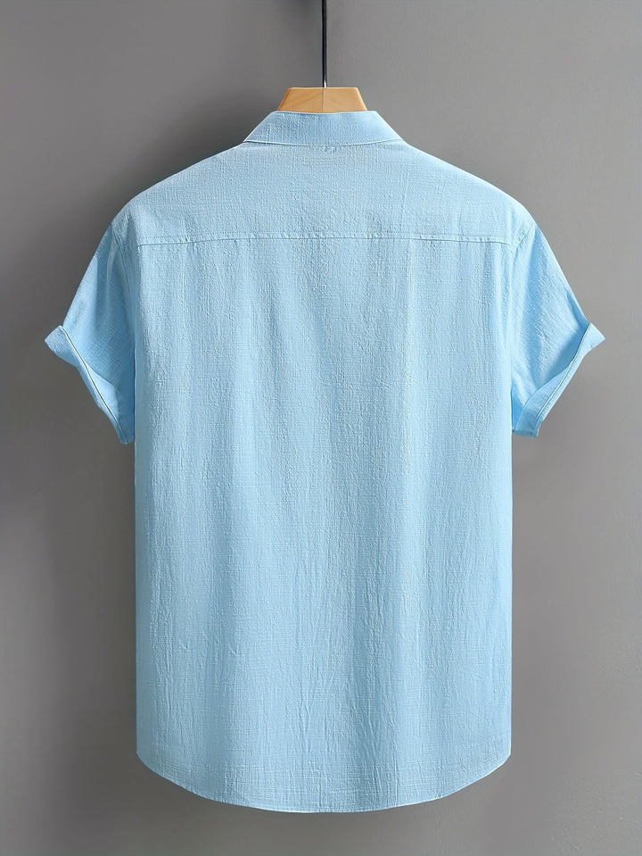 Tejada - Casual Cotton Shirt With Pocket