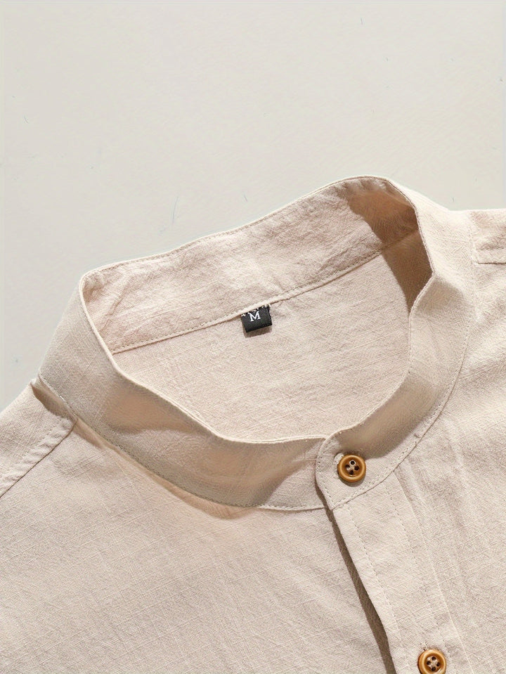 Tejada - Casual Cotton Shirt With Pocket