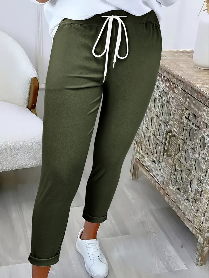 Jaimee - Comfortable Drawstring Trousers