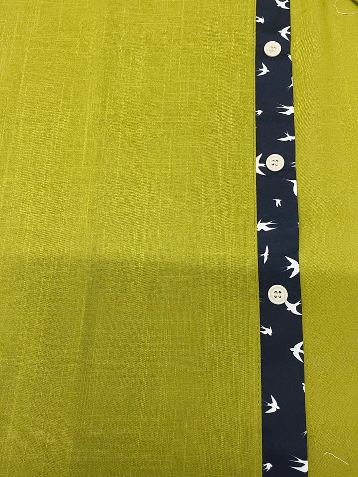 Trofim - Elegant Cute Bird Print Shirt