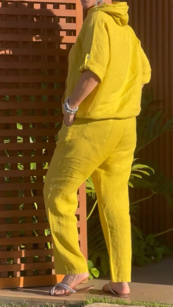 Pietra - Two Piece Hooded Suit With Zipper