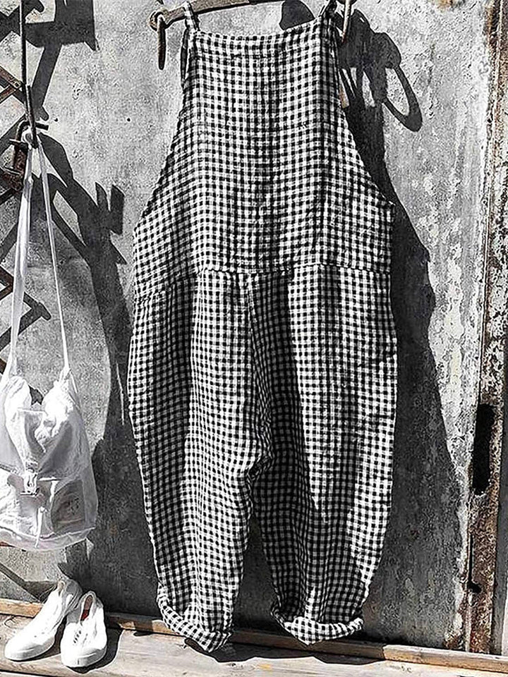 Keeley - Striped Wide Leg Overalls