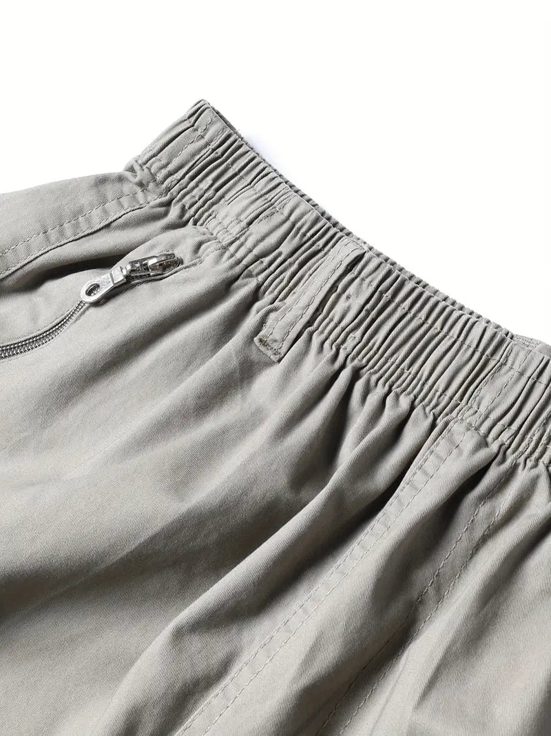 Theodore - Breathable Cotton Cargo Shorts