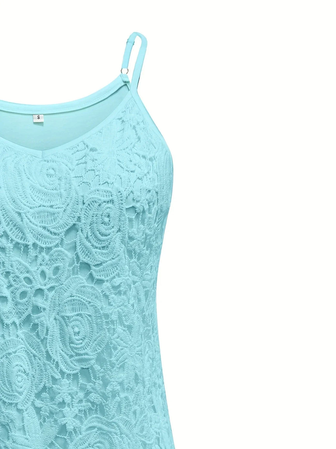 Juna - Elegant Sleeveless Lace Top With V Neck