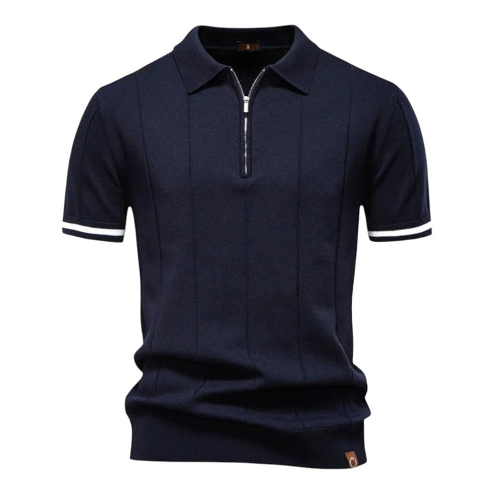 Johncena - Casual Atheletic Zipper Polo Shirt