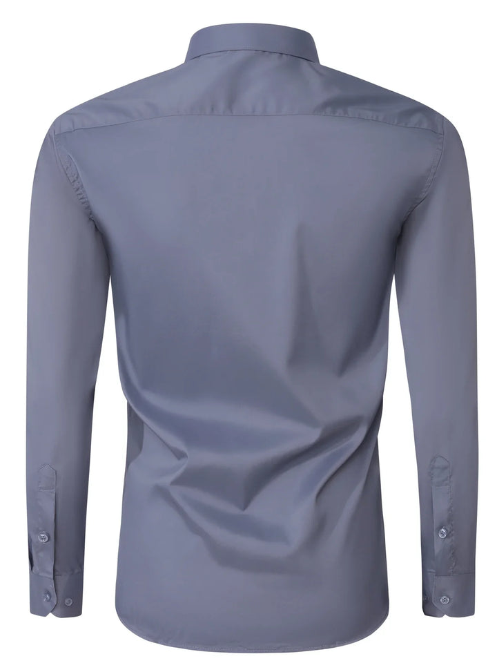 Byron - Elegant Long Sleeve Shirt With Button