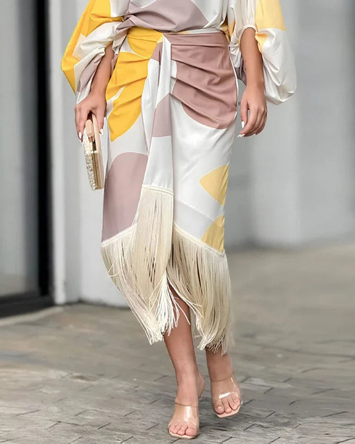 Glynis - Printed Two-Piece Set