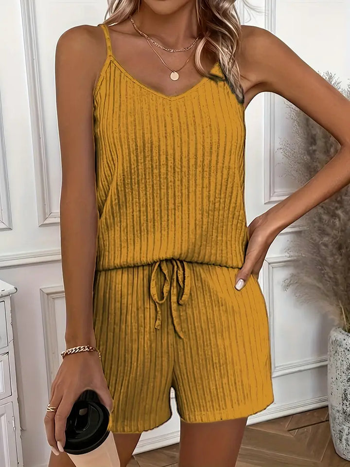 Isalie - Sleeveless Two Piece Set