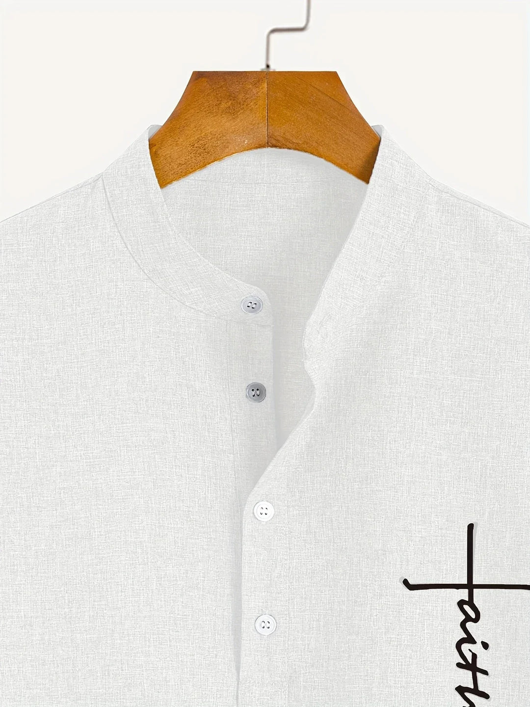 Elliott - Elegant Short Sleeve Shirt With Stand Collar