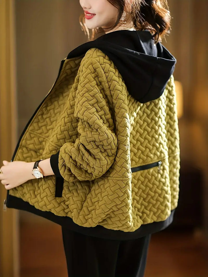 Earnestine - Quilted Hoodie