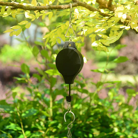 LiftBloom - Adjustable Hanging Flower Basket Pulley