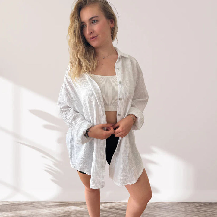 Eliza - Horus Oversized Cotton Shirt