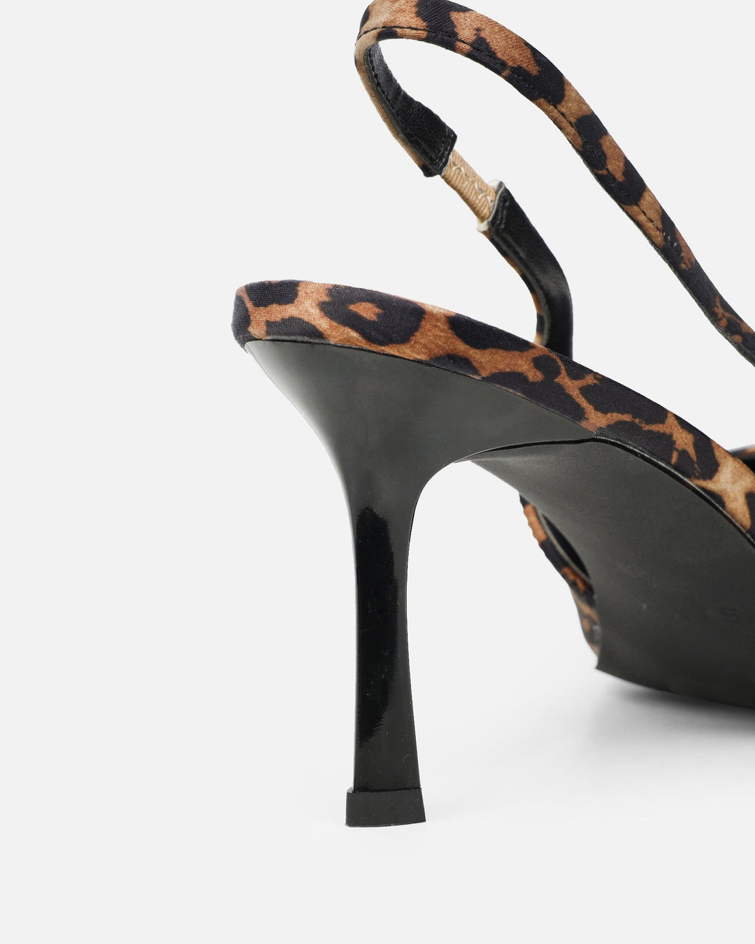 Maria | Pointed Toe Leopard Print Slingback Khaki Stiletto Heels