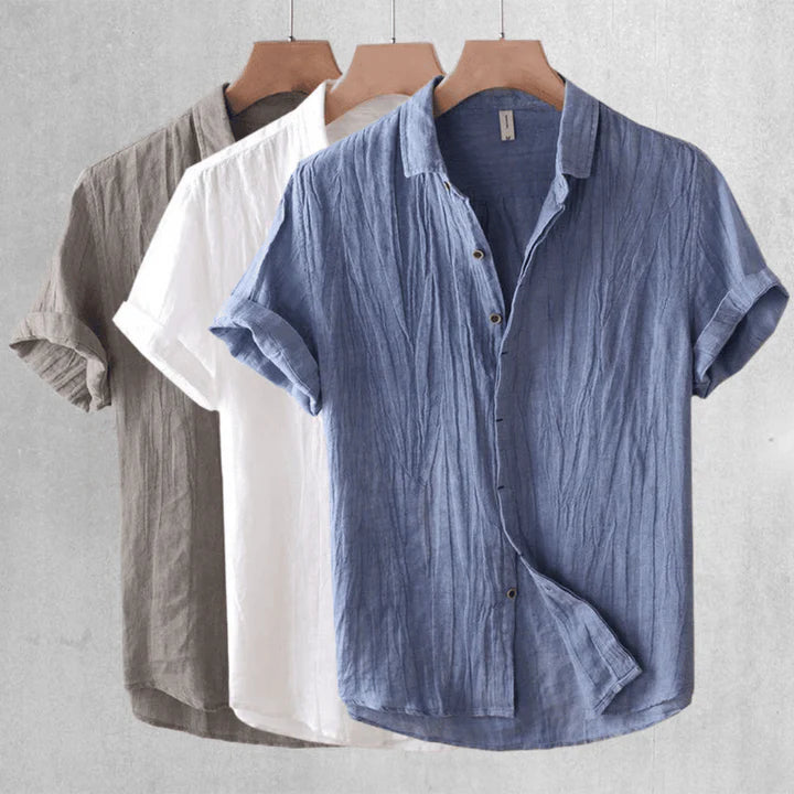 Kieron - Stylish Short Sleev Shirt With Button