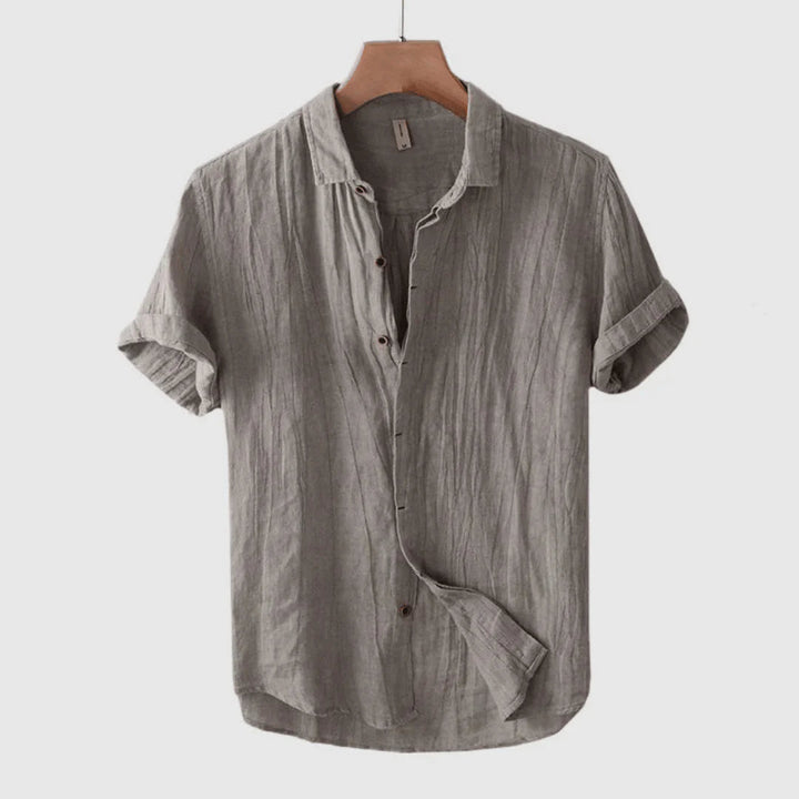 Kieron - Stylish Short Sleev Shirt With Button