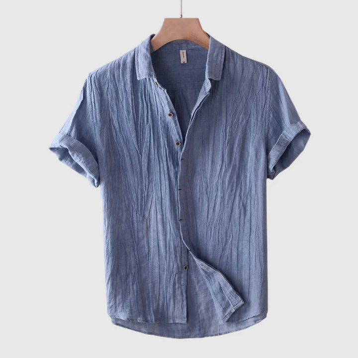 Kieron - Stylish Short Sleev Shirt With Button