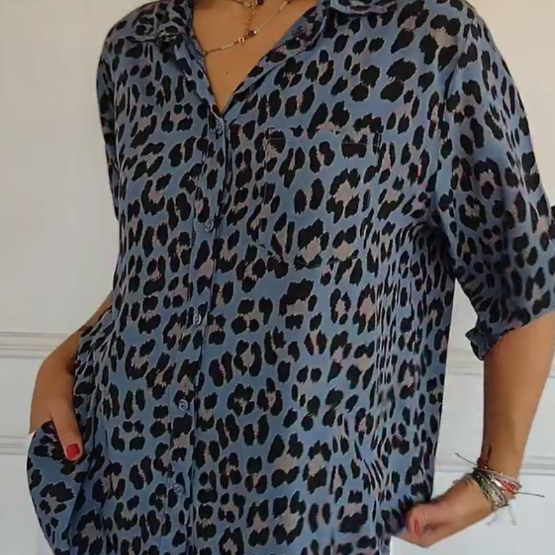 Henrietta - Leopard Print Shirt