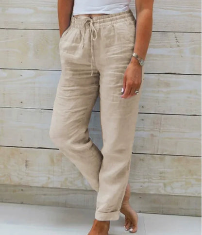 Roberta  - Casual Drawstring Pants