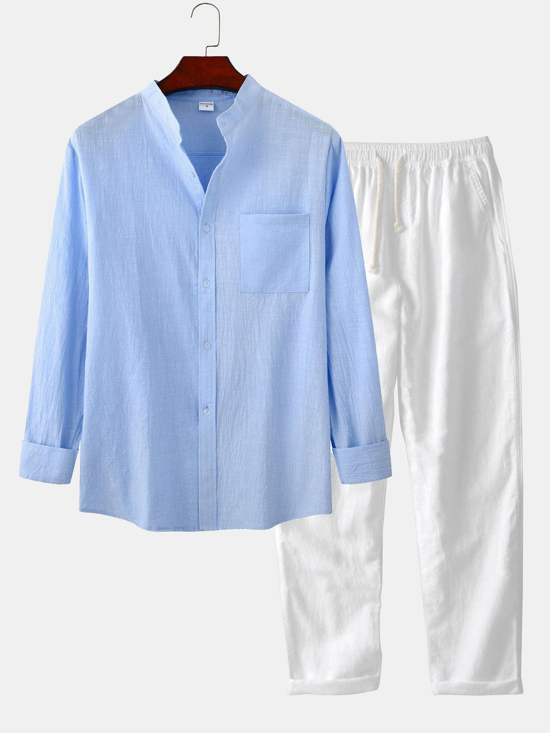 Edison - Linen Long Sleeve 2 Piece Set