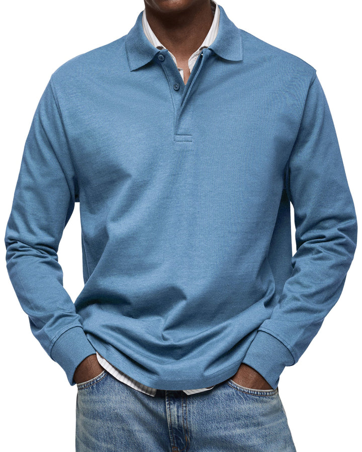 Joseba - Casual Long Sleeve Polo Shirt