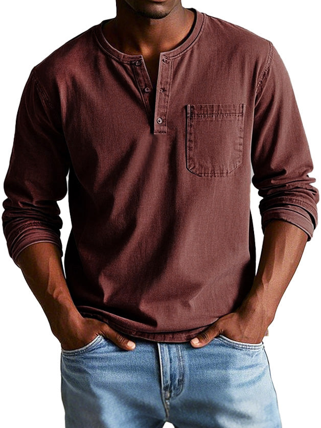 Neil - Vintage Long Sleeve Shirt
