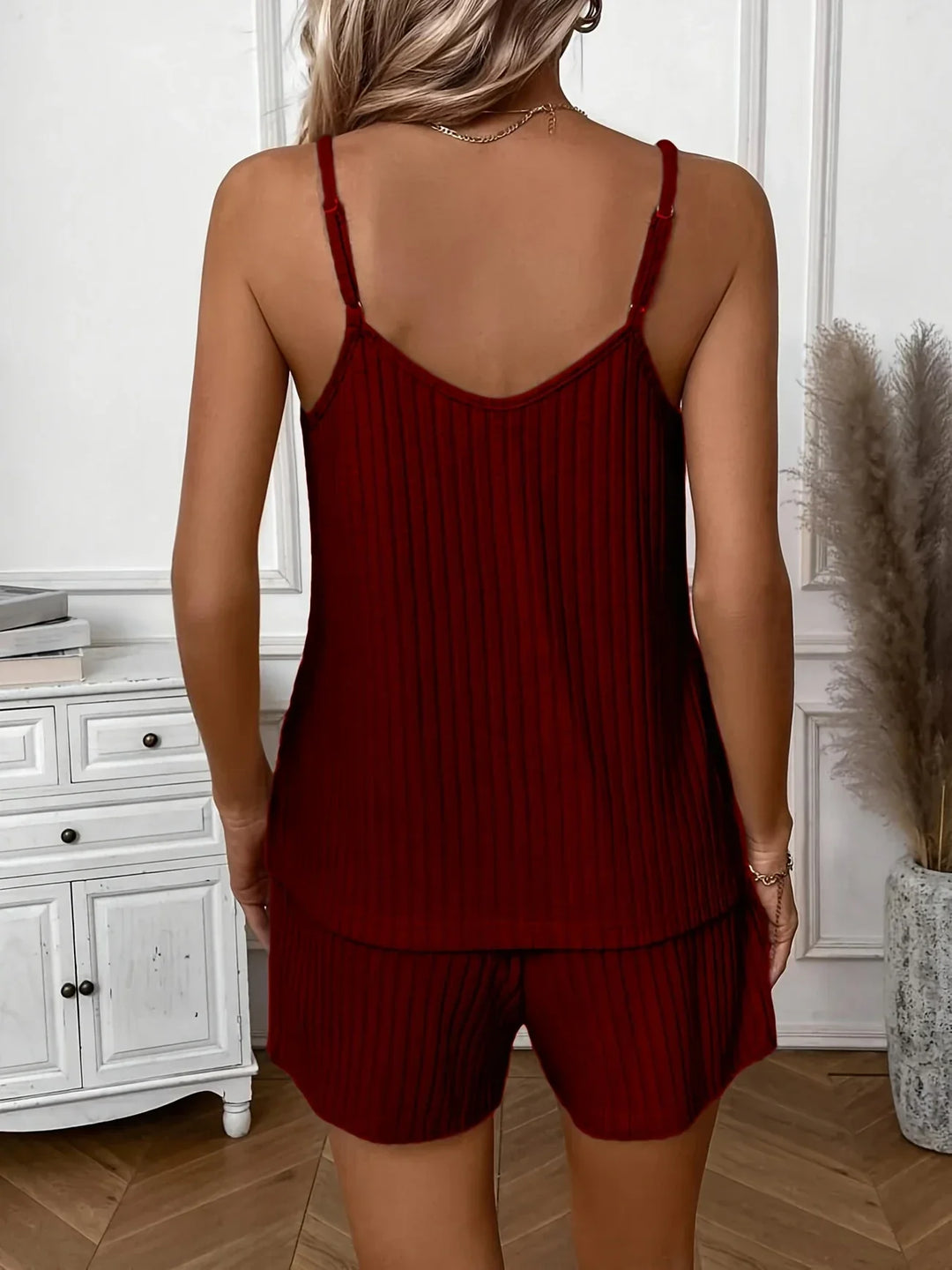 Hristina - Comfortable Two Piece Summer Set With Strap