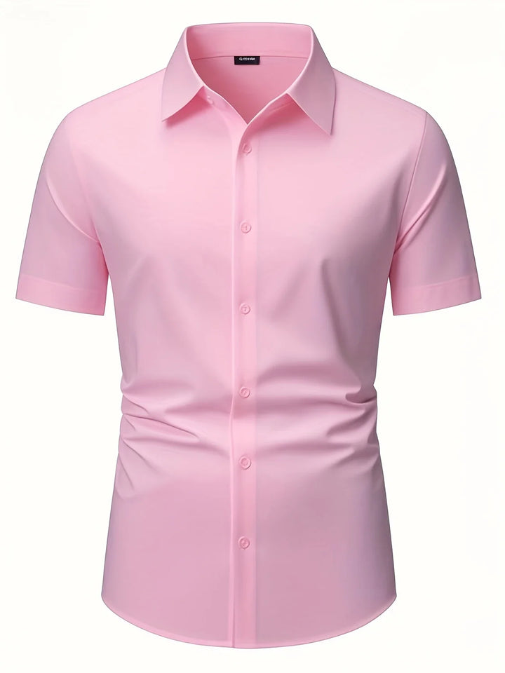 Ezra - Elegant Slim Fit Shirt With Button