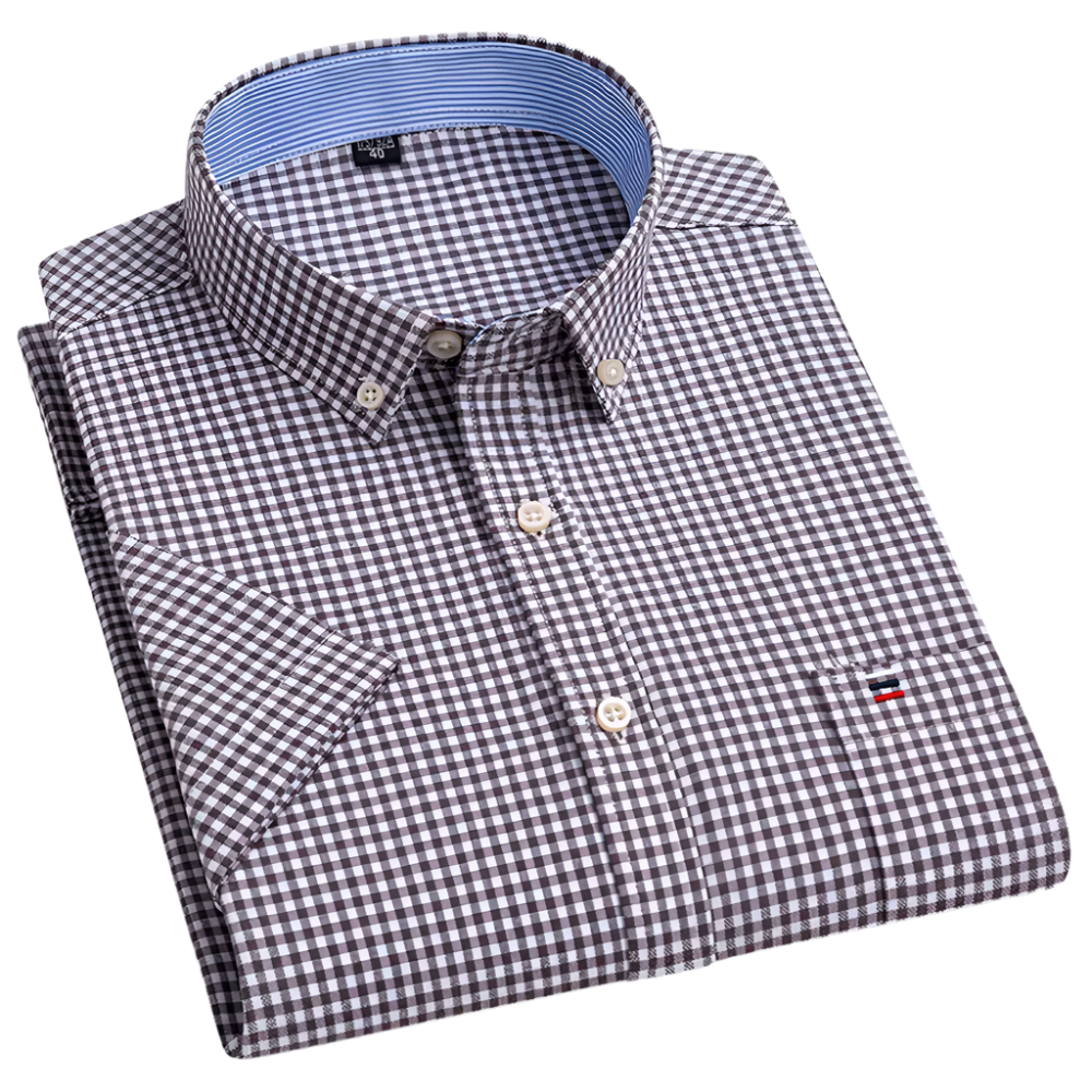 Petersen - Classic Cotton Shirt With Pattern