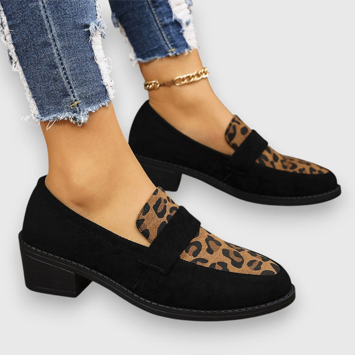 Lucyna - Elegant Leopard Print Loafer