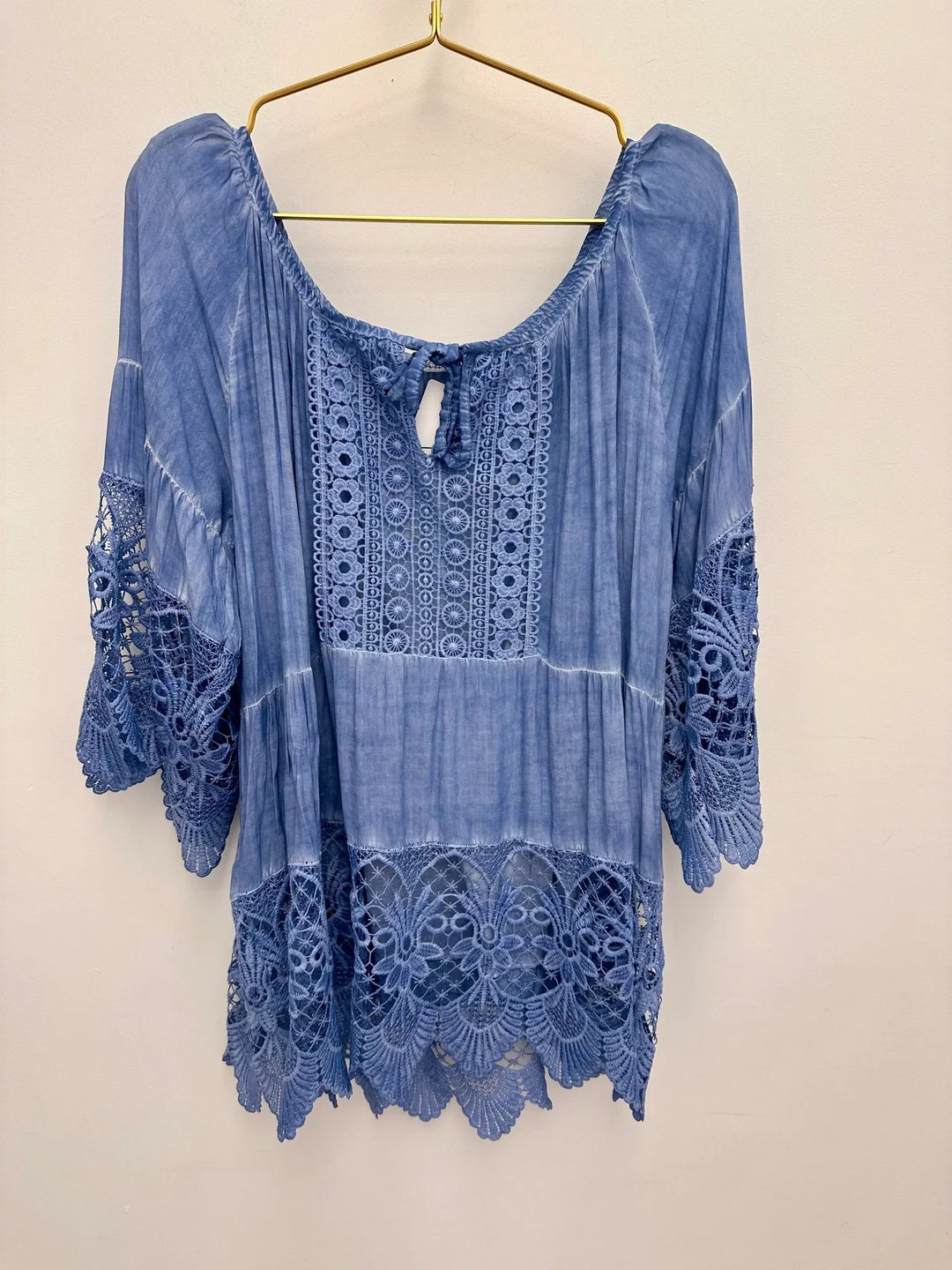 Lurdes - Stylish Shirt With Round Neck