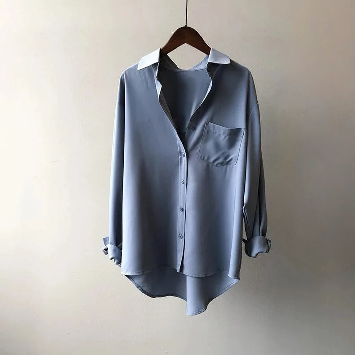 Nathan - Front Pocket Long Sleeve Shirt