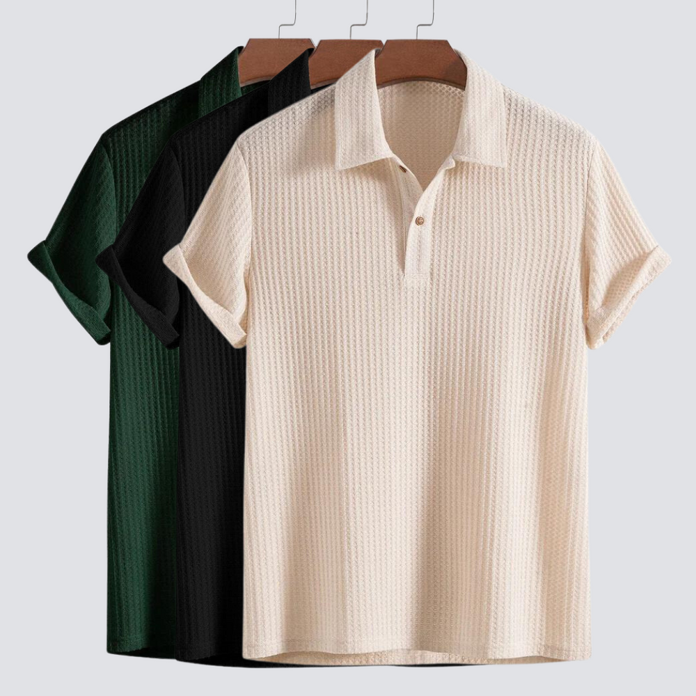 Otilio - Knitted Polo Shirt